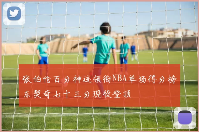 张伯伦百分神迹领衔NBA单场得分榜东契奇七十三分现役登顶